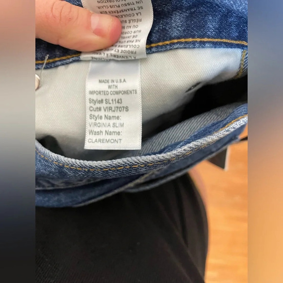NWT $289|| SLVRLAKE Virginia Slim CLAREMONT, Jeans. Size 32 still on web… - Picture 11 of 13